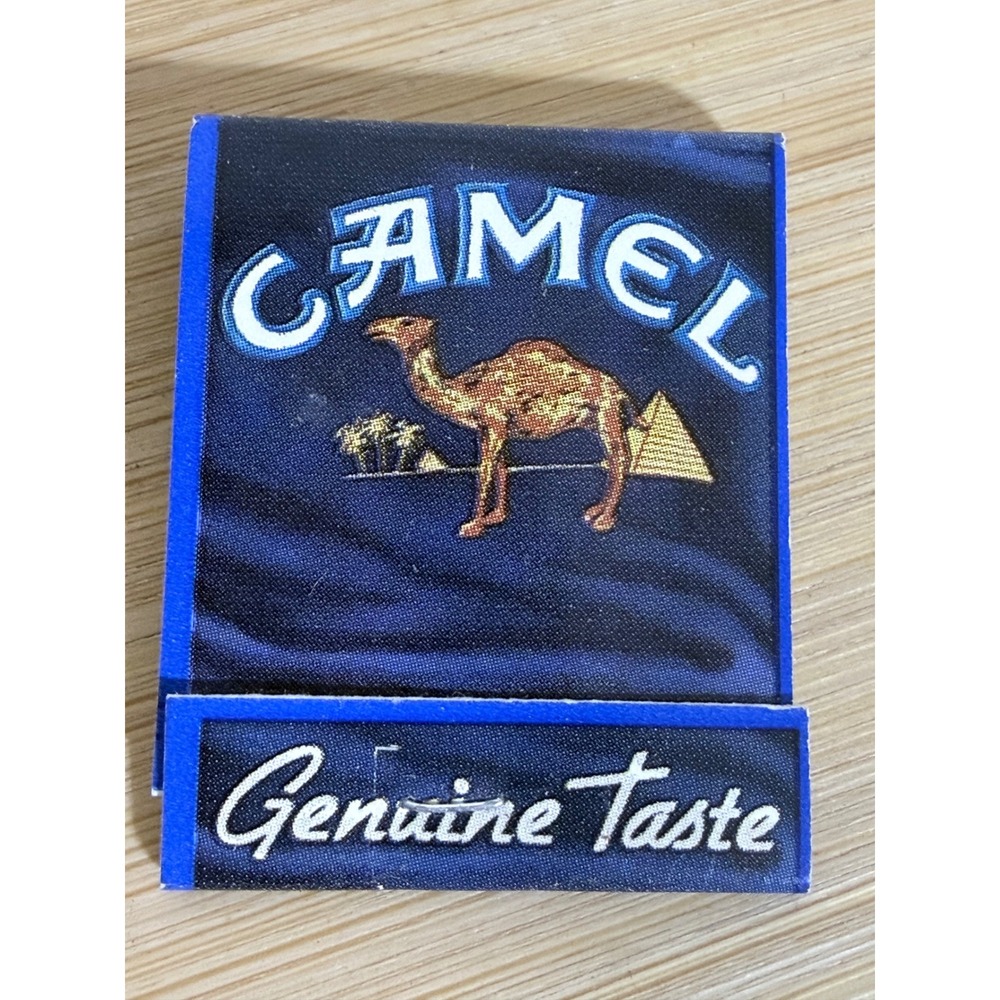 Vintage 1994 Camel Cigarettes Matchbook Joe Camel Genuine Taste Collectible